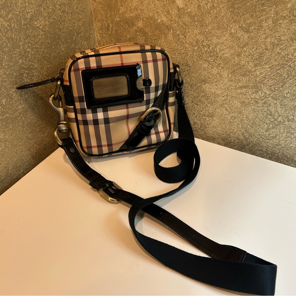 Burberry Beige and Black Crossbody Bag